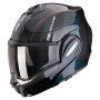 Casque Modular Scorpion Exo Tech Evo Carbon CAD Black Green