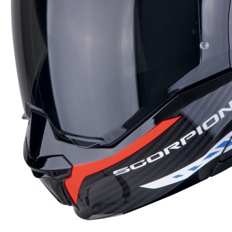 Scorpion Exo Tech Evo Carbon Cosy Black Blue Red + Kit bluetooth 5R Lite
