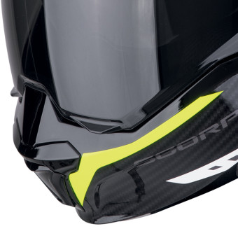 Scorpion Exo Tech Evo Carbon Cosy Black Yellow Fluo + Kit Bluetooth 5S Solo