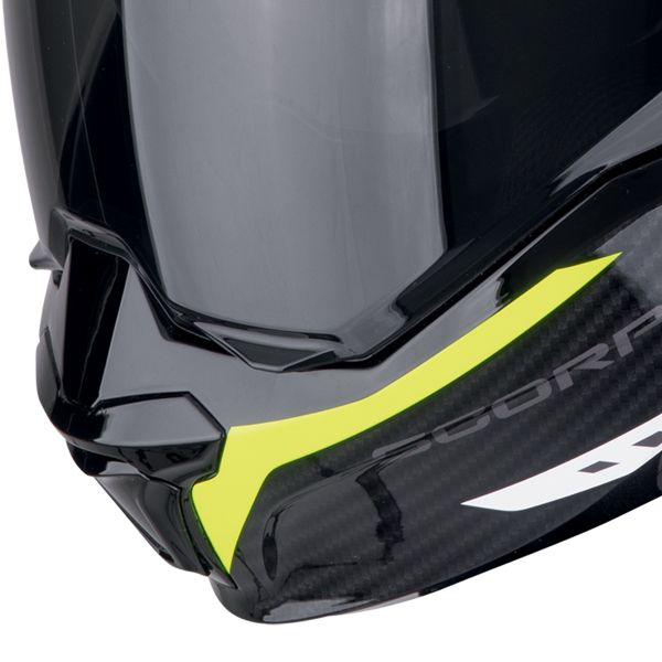 Scorpion Exo Tech Evo Carbon Cosy Negro Amarillo Fluo