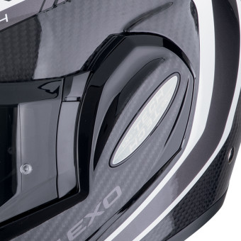 Scorpion Exo Tech Evo Carbon Cosy Black Yellow Fluo + Kit Bluetooth 5S Solo