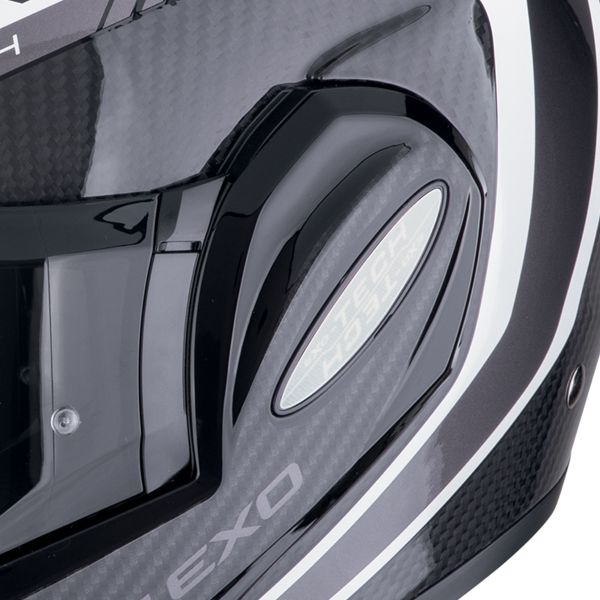 Scorpion Exo Tech Evo Carbon Cosy Negro Amarillo Fluo