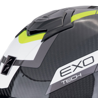 Scorpion Exo Tech Evo Carbon Cosy Black Yellow Fluo + Kit Bluetooth 5S Solo