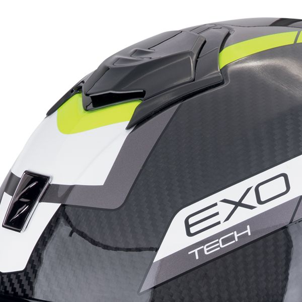 Scorpion Exo Tech Evo Carbon Cosy Negro Amarillo Fluo