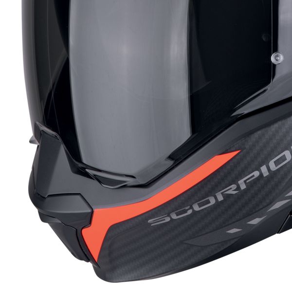 Scorpion Exo Tech Evo Carbon Cosy Mate Negro Rojo