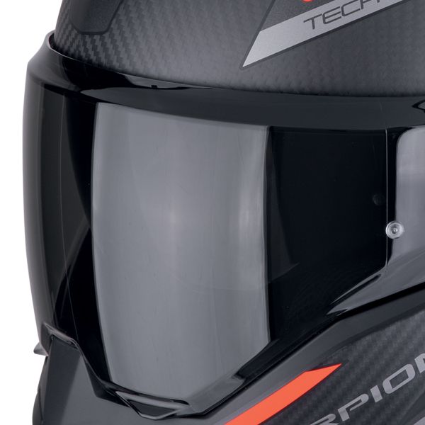 Scorpion Exo Tech Evo Carbon Cosy Mate Negro Rojo