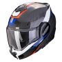 Casque Modular Scorpion Exo Tech Evo Carbon Rover Black Red Blue
