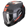 Casque Modular Scorpion Exo Tech Evo Carbon Rover Black Red