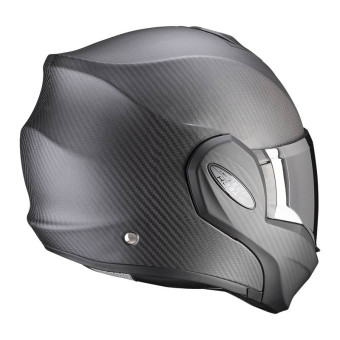 Scorpion Exo Tech Evo Carbon Solid Matt Black + Kit bluetooth Exo-Com Link-1