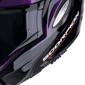 Scorpion Exo Tech Evo Conquer Black Chameleon + Kit bluetooth Exo-Com Link-1