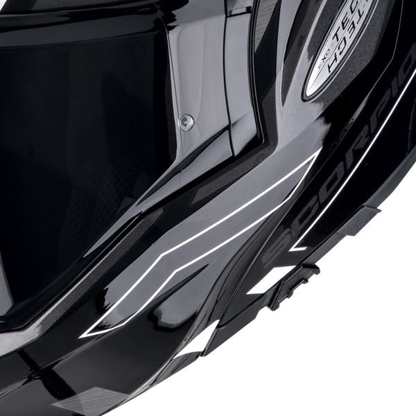 Scorpion Exo Tech Evo Conquer Negro Blanco