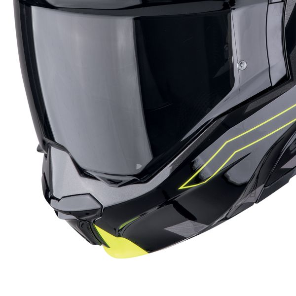 Scorpion Exo Tech Evo Conquer Black Yellow Fluo + Kit Bluetooth 5S Solo