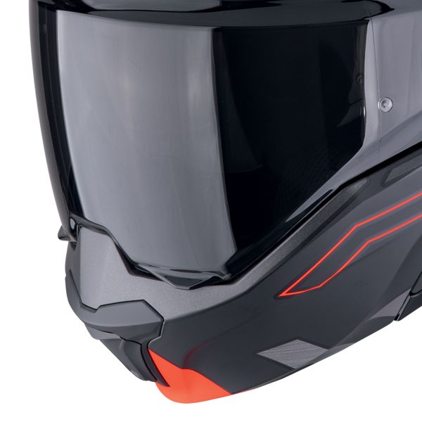 Scorpion Exo Tech Evo Conquer Negro Mate Rojo