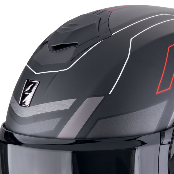 Scorpion Exo Tech Evo Conquer Negro Mate Rojo