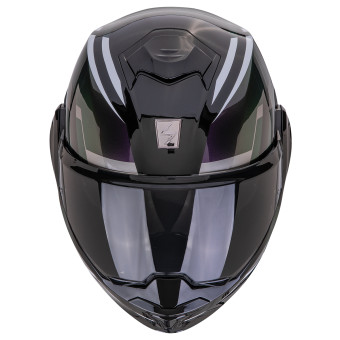 Scorpion Exo Tech Evo Furio Black Chameleon + Kit Bluetooth Lokui K30