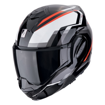 Scorpion Exo Tech Evo Furio Black Red + Kit bluetooth Exo-Com Link-1C