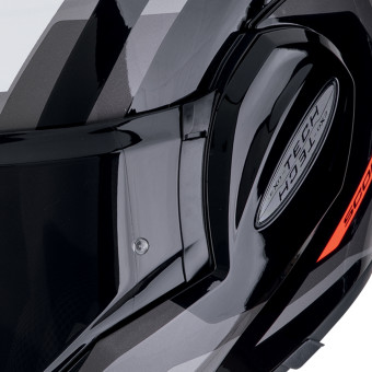 Scorpion Exo Tech Evo Furio Black Red + Kit bluetooth Exo-Com Link-1C