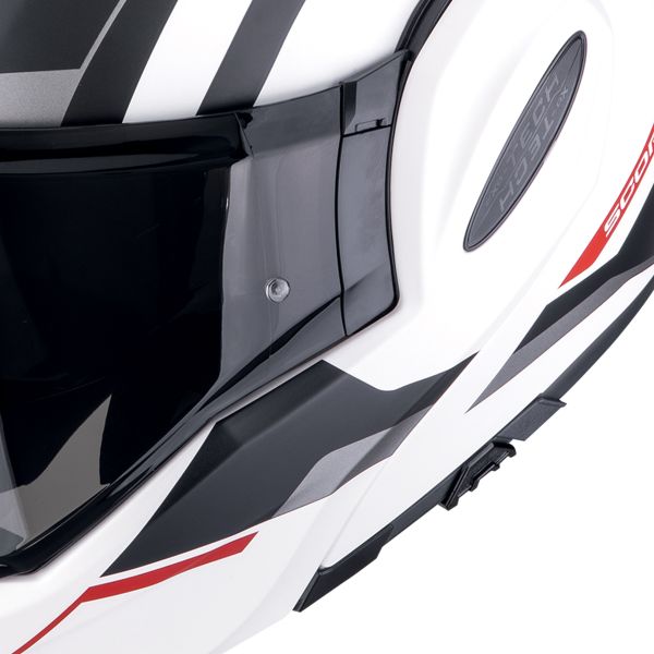 Scorpion Exo Tech Evo Furio Mate Blanco Negro Rojo