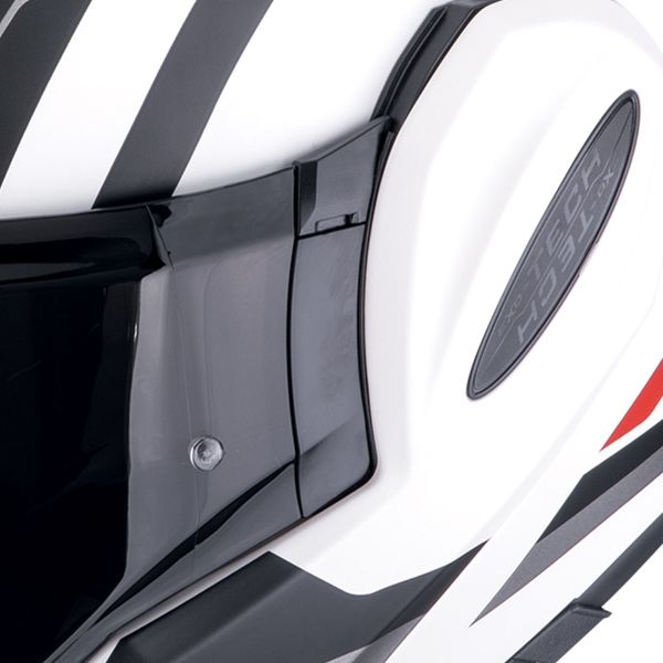 Scorpion Exo Tech Evo Furio Mate Blanco Negro Rojo