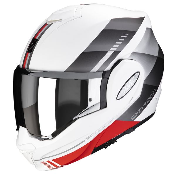 Modular Scorpion Exo Tech Evo Genre Matt White Silver Red