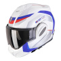 Casque Modular Scorpion Exo Tech Evo Pro Acuti White Blue Red
