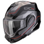 Casque Modular Scorpion Exo Tech Evo Pro Commuta Black Silver Red