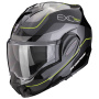 Casque Modular Scorpion Exo Tech Evo Pro Commuta Black Silver Yellow