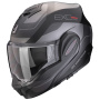 Casque Modular Scorpion Exo Tech Evo Pro Commuta Matt Black Silver
