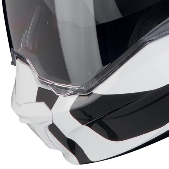 Scorpion Exo Tech Evo Pro Commuta White Silver + Kit Bluetooth Lokui K30