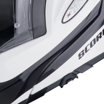 Scorpion Exo Tech Evo Pro Commuta White Silver + Kit Bluetooth Lokui K30
