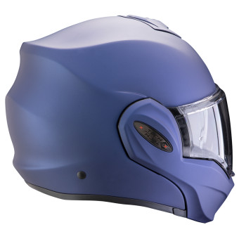 Scorpion Exo Tech Evo Pro Solid Blue Matt + Kit bluetooth Exo-Com Link-1C