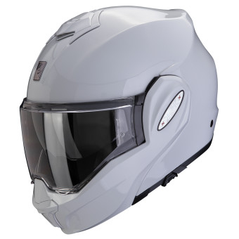 Scorpion Exo Tech Evo Pro Solid Light Grey + Kit bluetooth Exo-Com Link-1