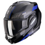 Casque Modular Scorpion Exo Tech Evo Socius Black Blue