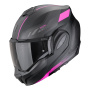 Casque Modular Scorpion Exo Tech Evo Socius Matt Black Pink