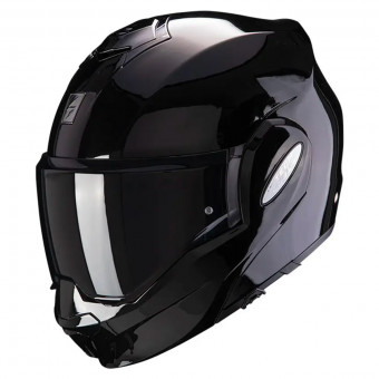Scorpion Exo Tech Evo Solid Black + Kit bluetooth Exo-Com Link-1C