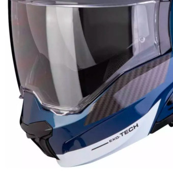 Scorpion Exo Tech Evo Team Blue Black White + Kit Bluetooth Lokui K30