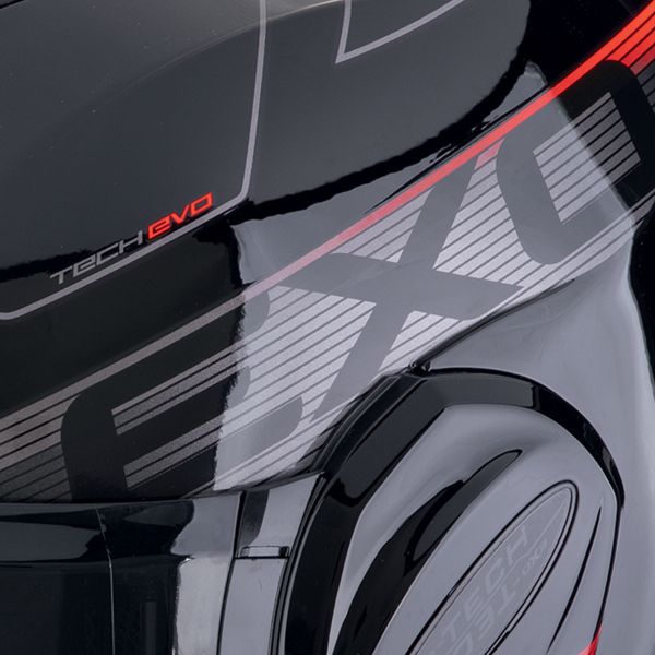 Scorpion Exo Tech Evo Traveller Negro Rojo