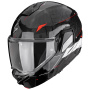 Casque Modular Scorpion Exo-Tech II Carbon Viator Black White Red