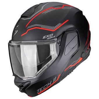Modular Scorpion Exo-Tech II Dash Matt Black Silver Red
