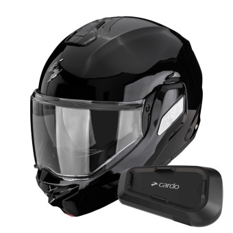 Casque Modular Scorpion Exo-Tech II Solid Black + Kit Bluetooth Spirit Casque Modular Scorpion Exo-Tech II Solid Black + Kit Bluetooth Spirit