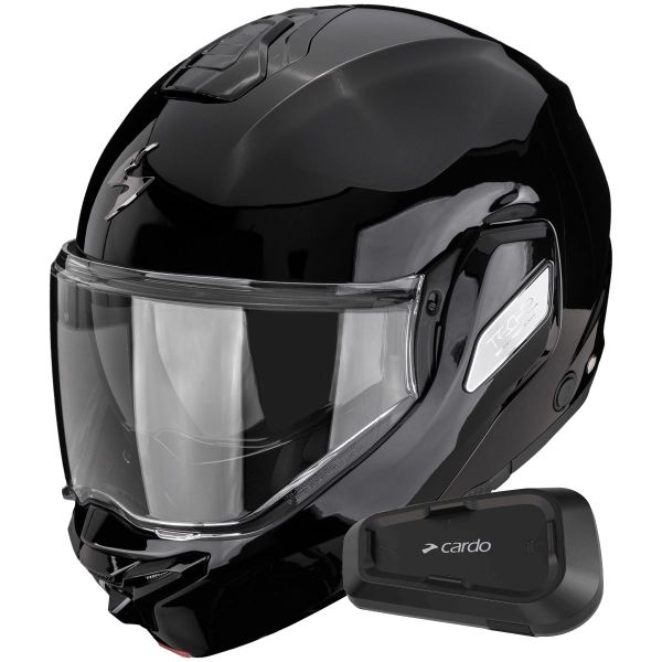 Modular Scorpion Exo-Tech II Solid Black + Kit Bluetooth Spirit