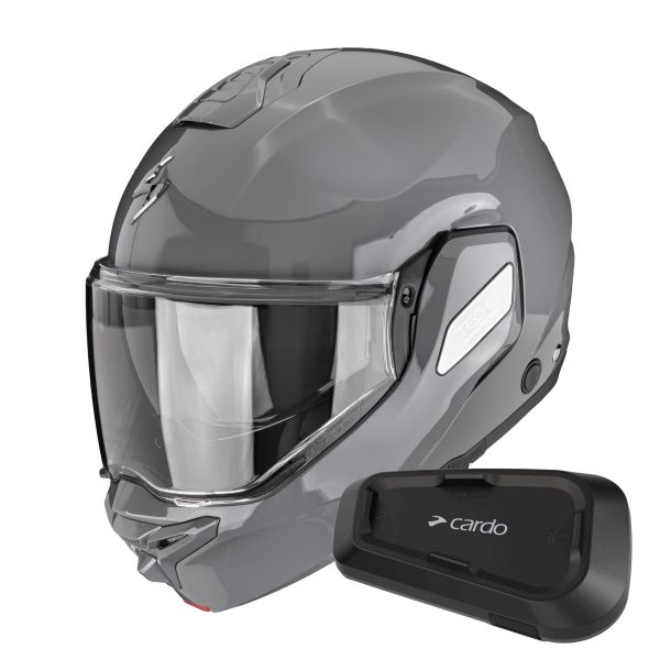 Modular Scorpion Exo-Tech II Solid Cement Grey + Kit Bluetooth Spirit