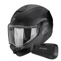 Pack Exo-Tech II Solid Matt Black + Kit Bluetooth Spirit