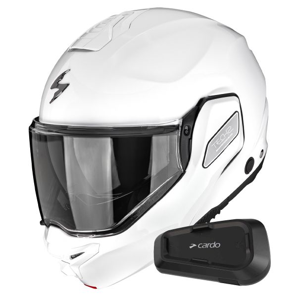 Modular Scorpion Exo-Tech II Solid White + Kit Bluetooth Spirit