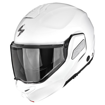 Scorpion Exo-Tech II Solid White + Kit bluetooth Exo-Com Link-1