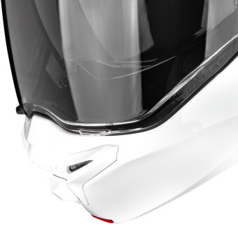 Scorpion Exo-Tech II Solid White + Kit bluetooth Exo-Com Link-1