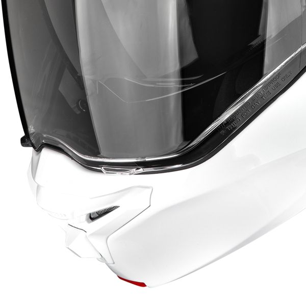 Scorpion Exo-Tech II Solid White + Kit bluetooth Exo-Com Link-1