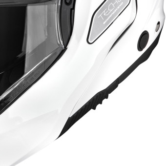 Scorpion Exo-Tech II Solid White + Kit bluetooth Exo-Com Link-1