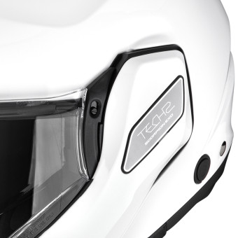 Scorpion Exo-Tech II Solid White + Kit bluetooth Exo-Com Link-1