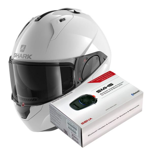 Casco Moto Modular Shark Evo-Es Kryd Yellow Tienda Motos Hospitalet